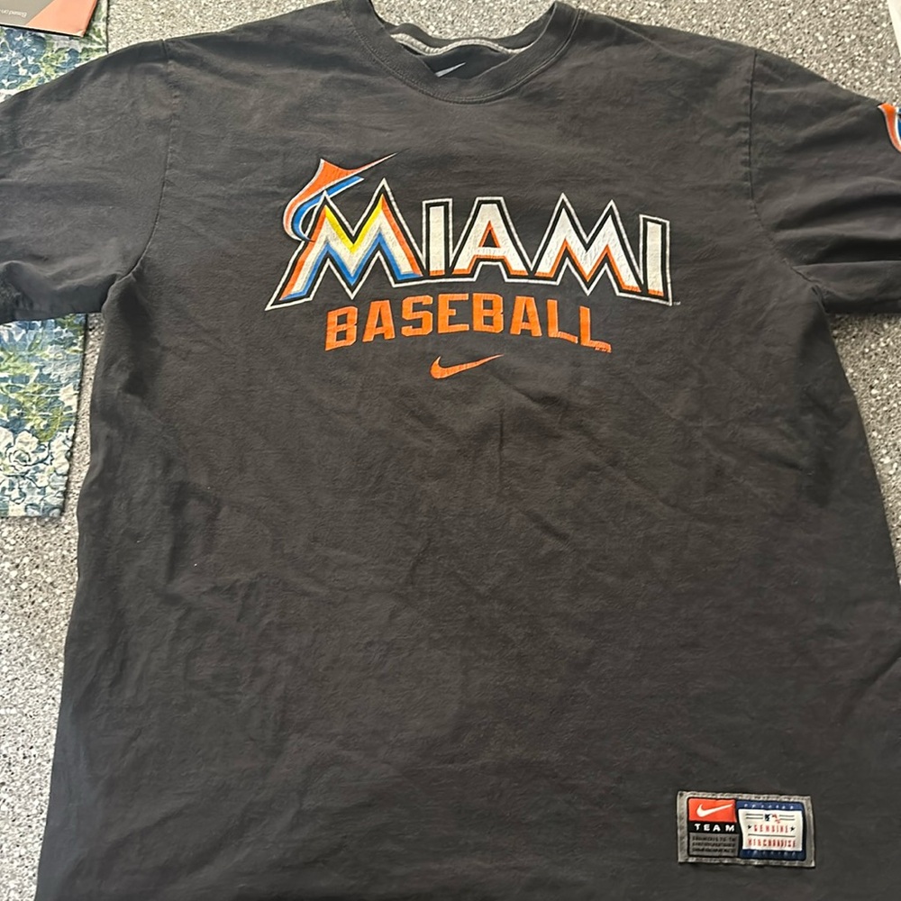 Miami marlins authentic MLB size Large